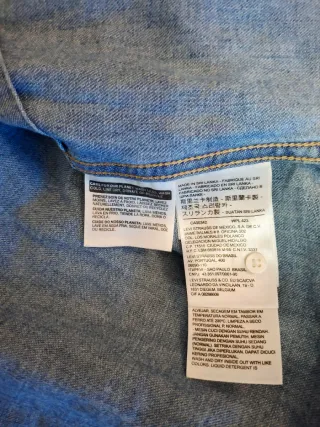 Camisa Levi's vaquera azul