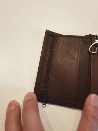 Llavero Cartera Monedero Paco Gómez Marrón