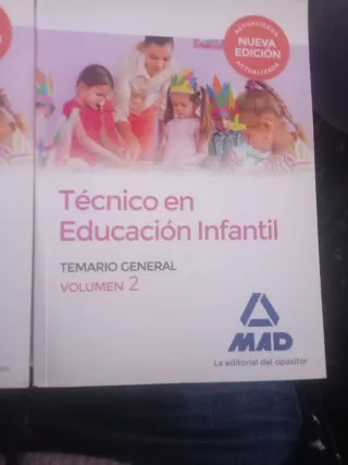 2 llibros Técnico en Educación Infantil. Volumen 2
