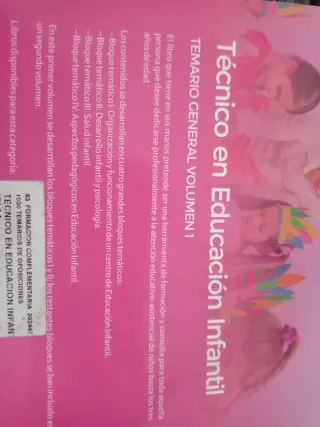 2 llibros Técnico en Educación Infantil. Volumen 2