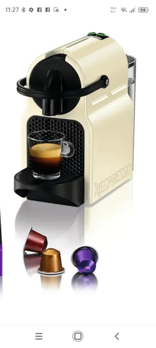 Piezas cafetera Nespresso Inissia