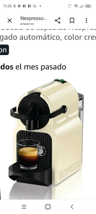 Piezas cafetera Nespresso Inissia