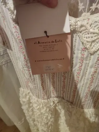 Vestido El Armario de Lulu floral blanco
