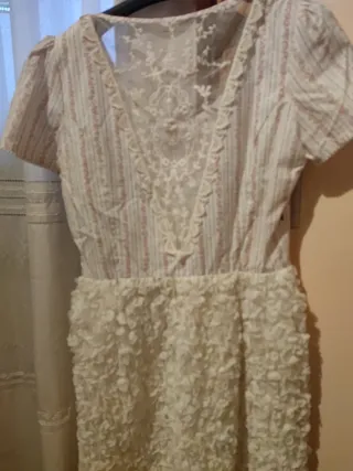 Vestido El Armario de Lulu floral blanco
