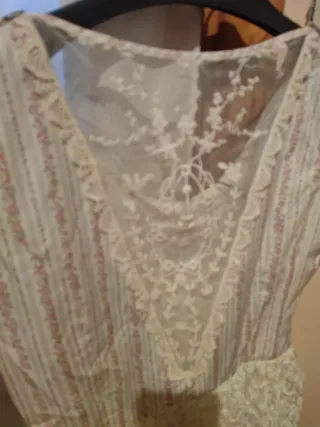 Vestido El Armario de Lulu floral blanco