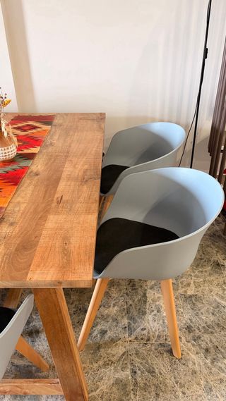 Juego de 4 sillas de comedor/sala de espera