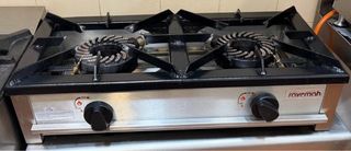 Cocina a gas 2 fuegos