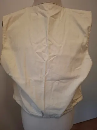 Gilet Tirolese L Pelle Scamosciata Fatto Mano