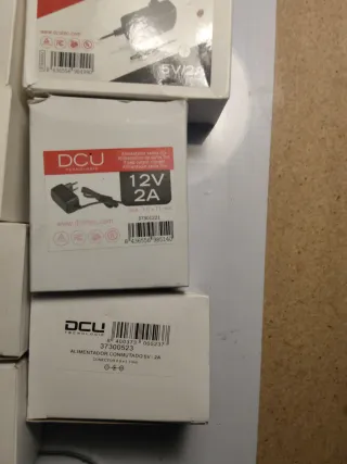 Lote 9 Alimentadores DCU 5V 12V 15V CCTV cargador
