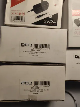 Lote 9 Alimentadores DCU 5V 12V 15V CCTV cargador