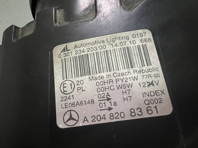 FARO DELANTERO C W204 XENON Izquierdo A2048208461