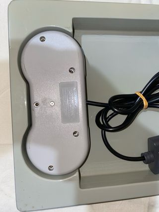 Custodia con Super Famicom Nintendo Beige e giochi