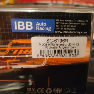 Coche Scalextric Scaleauto Peugeot 208 T16