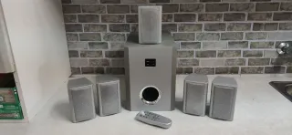 Home Cinema 5.1 Weltstar HT328 Plata