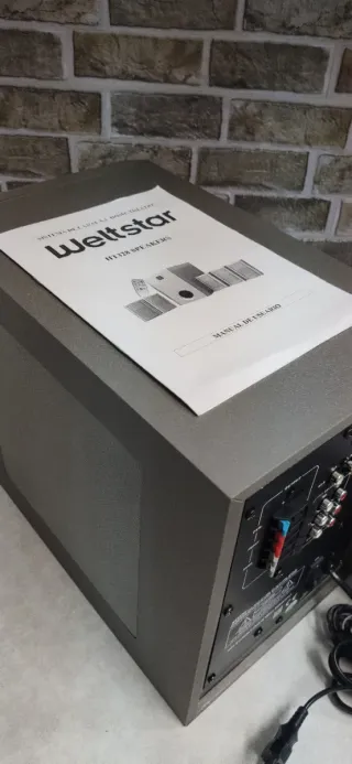 Home Cinema 5.1 Weltstar HT328 Plata