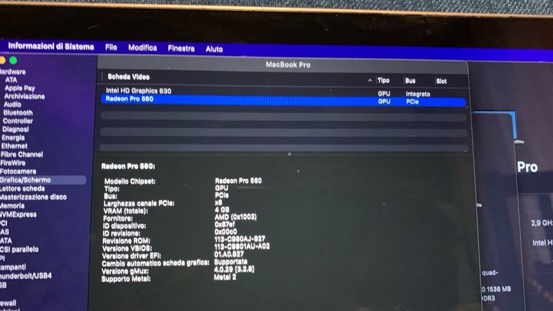 MacBook Pro 15 2017 16GB RAM afbeelding 8