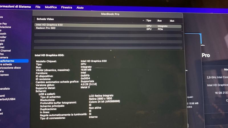 MacBook Pro 15 2017 16GB RAM afbeelding 7