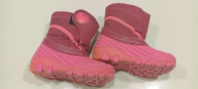 Botas nieve niña Talla 26. Marca Lupilu. Con luces