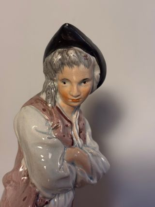 Pareja de Figuras de  Staffordshire. S. XVIII