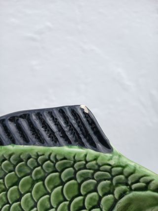 Plato de pez, cerámica de Portugal