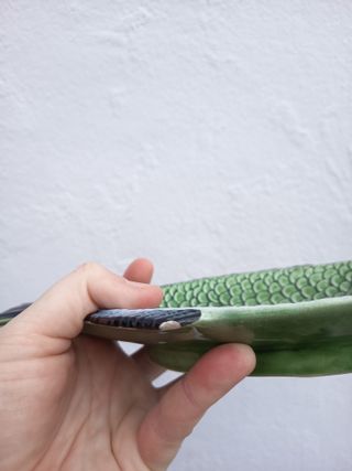 Plato de pez, cerámica de Portugal