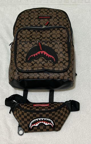 Mochila y Riñonera Sprayground Tiburón