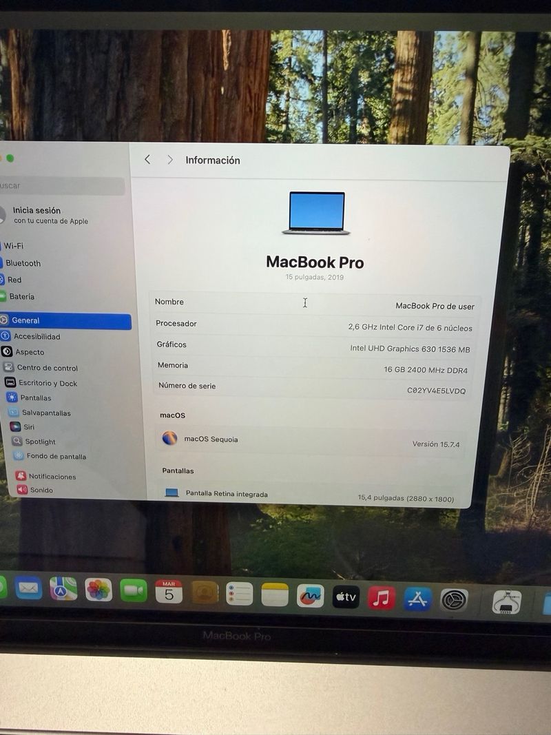 MacBook Pro 16 2019 i7 16GB RAM 500GB SSD afbeelding 3