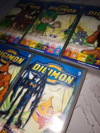 Lote 5 Películas Digimon VHS (Español)