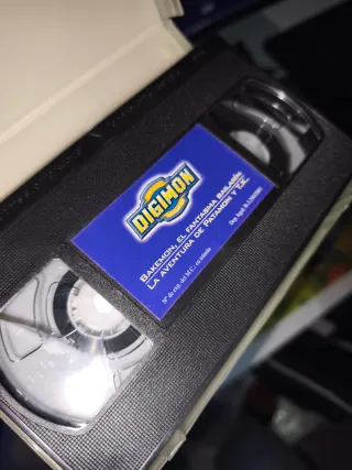 Lote 5 Películas Digimon VHS (Español)