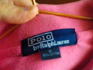 Polo Ralph Lauren Rosa Talla XL