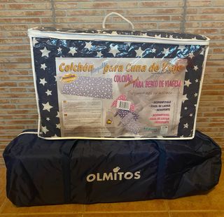 Cuna de Viaje Olmitos Regalo, colchón de espuma