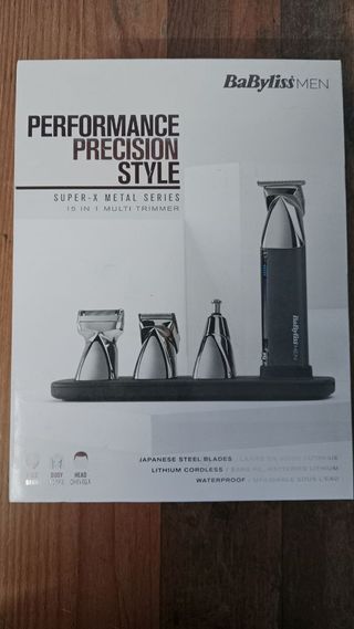 Recortadora BaByliss Super-X MT996E 15 en 1