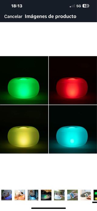 Puff Hinchable LED Exterior