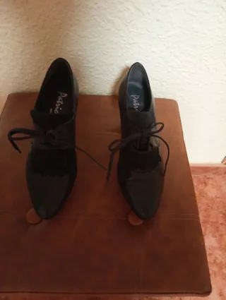 Zapatos de tacón M negros piel genuina