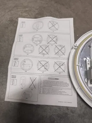 Lámpara Techo/Pared Blanca