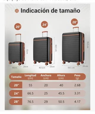 Maleta Kono Negra y Marrón