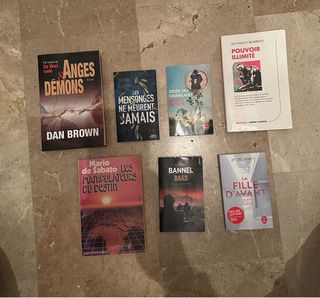 Lote libros en francés.