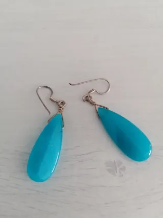 Conjunto de joyas plata y turquesa