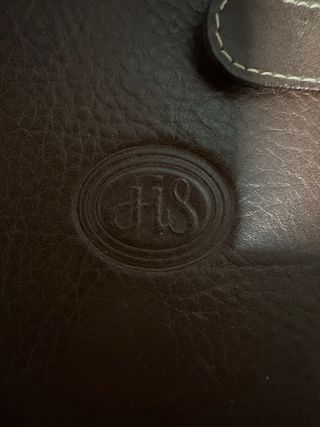 Cartera piel de vacuno