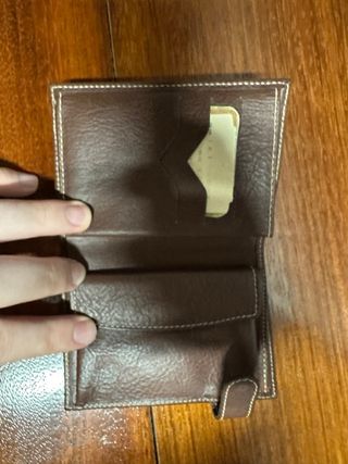 Cartera piel de vacuno