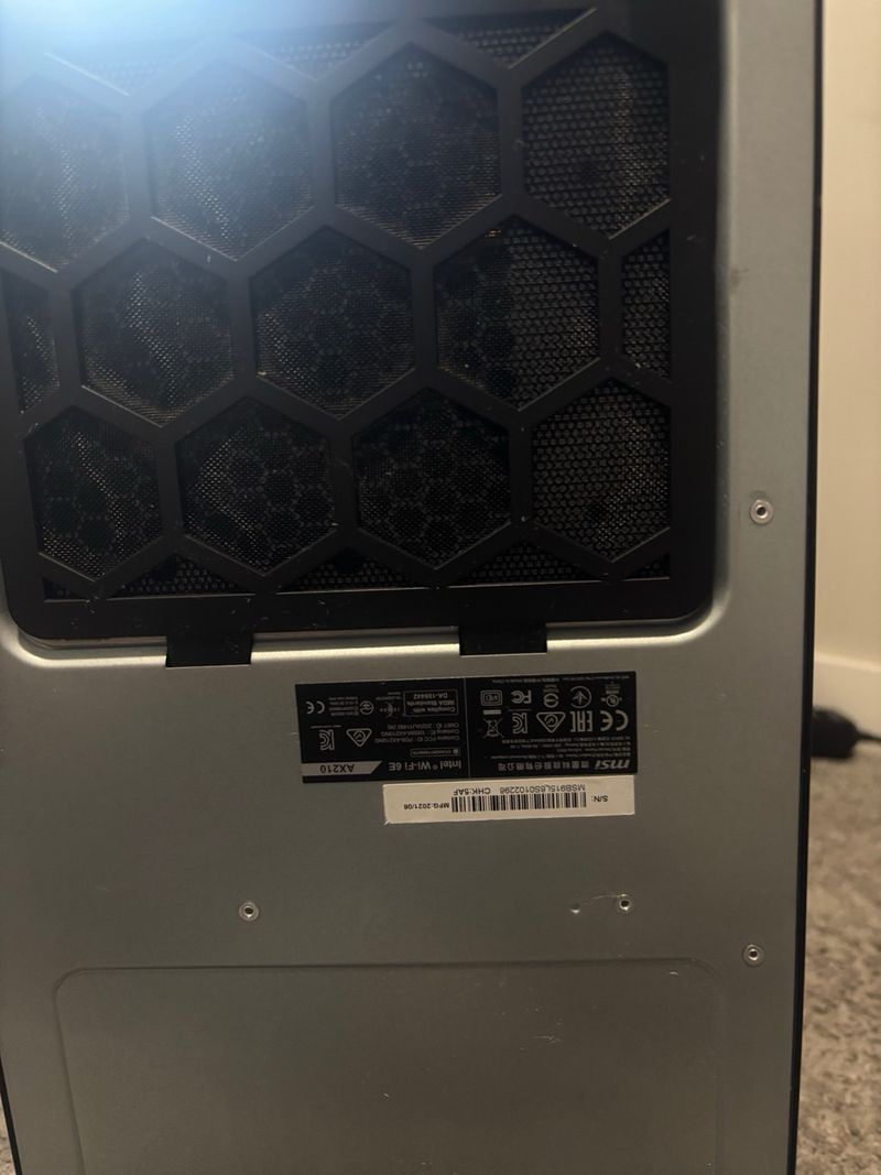 PC Gaming MSI RTX 3060 i7 11th Gen 16GB RAM afbeelding 5
