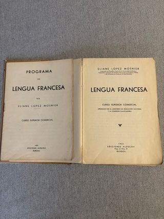 Lengua francesa curso elemental segundo y superior
