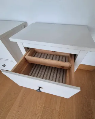 2 Mesillas de Noche Ikea Hemnes Blancas