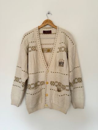Cardigan tirolese vintage Xavier XL