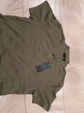 Maglia Polo Uomo BOSS Verde Oliva Manica Corta