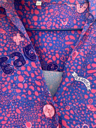 Vestido camisero Aire Retro estampado