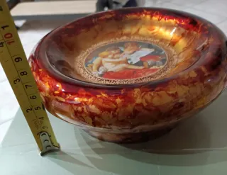 Centrotavola svuotatasche in vetro di Murano