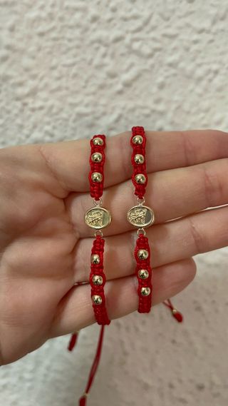 Pulsera Oro Laminado 18k Tejida Mano