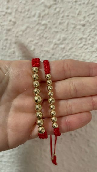 Pulsera Oro Laminado 18k Tejida Mano