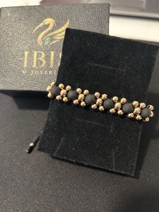 Pulsera Oro Laminado 18k Tejida Mano